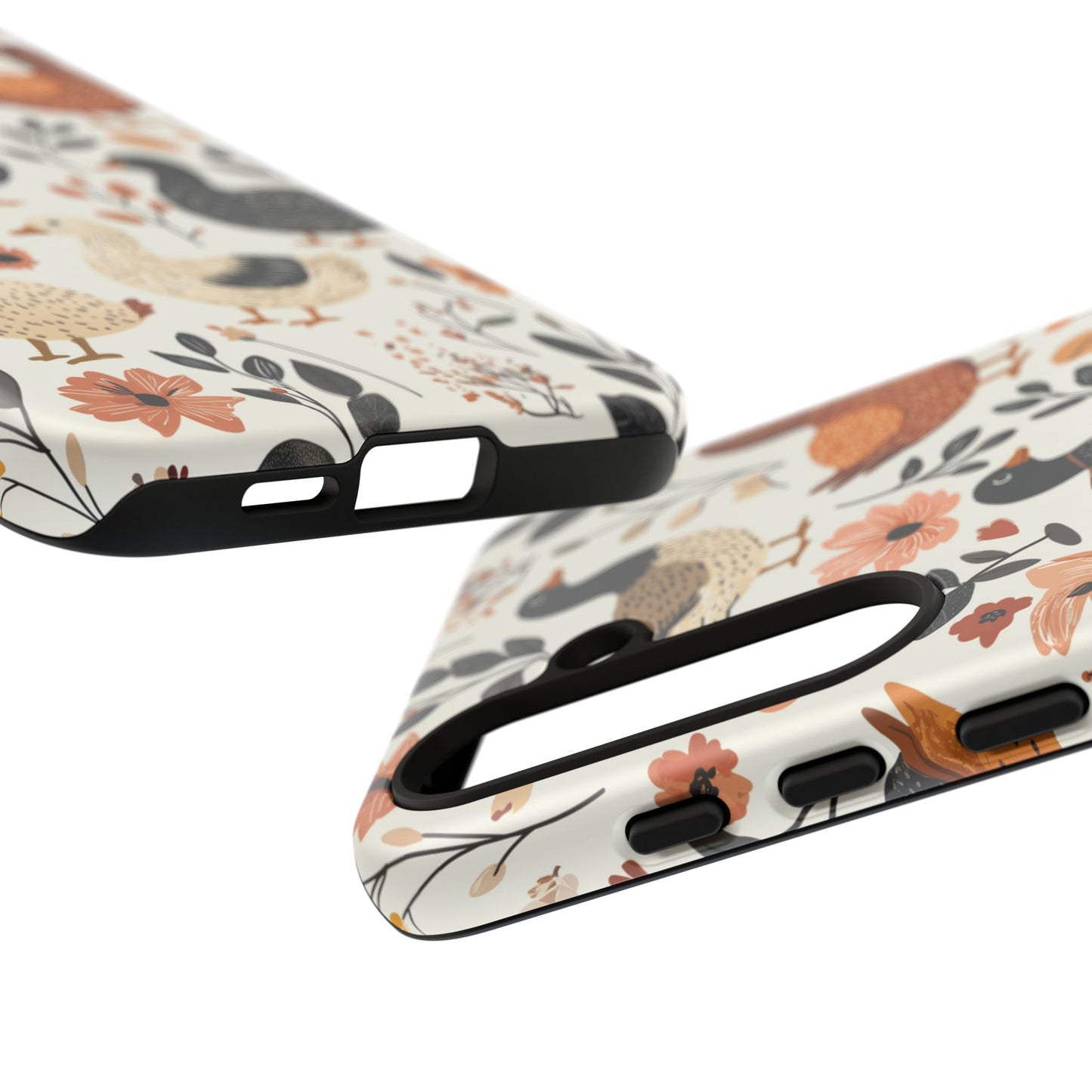 Vintage Duck Case – Floral & Leaf Design