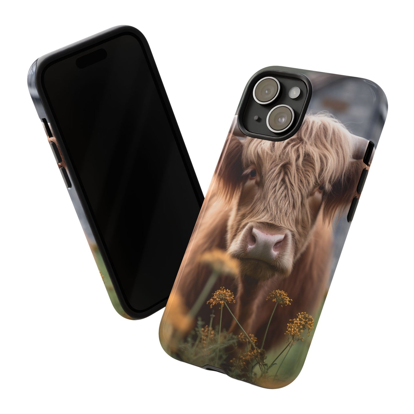 Highland Cow Phone Case | Custom Farmhouse | 10-foot Drop Protection