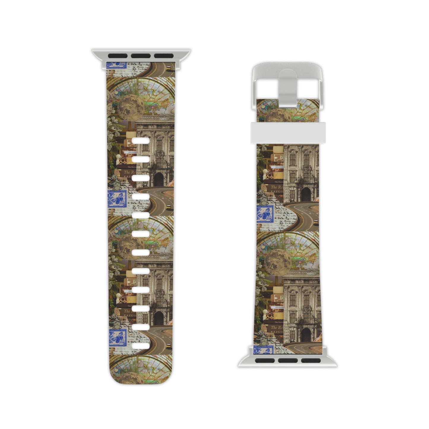  Whimsical Road Trip Collage Apple Watch Band