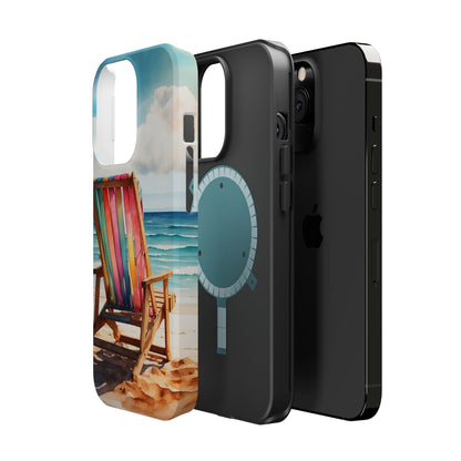 Vibrant Beach Escape MagSafe iPhone Case – Summer Vibes Design