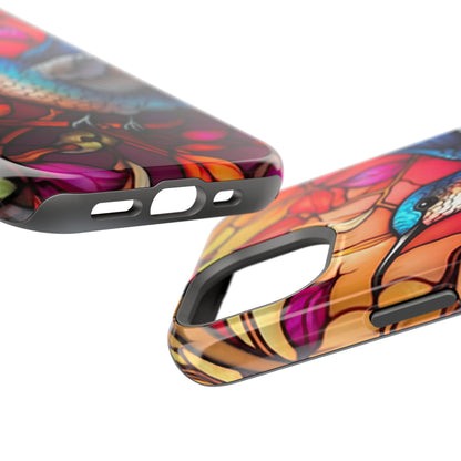 Radiant Multicolor Bird Artwork - MagSafe iPhone Case