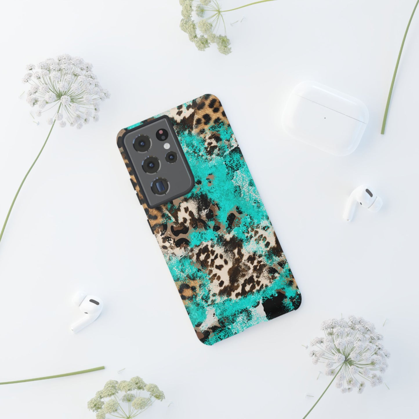 Aqua Splash Leopard - Samsung Galaxy Series Case