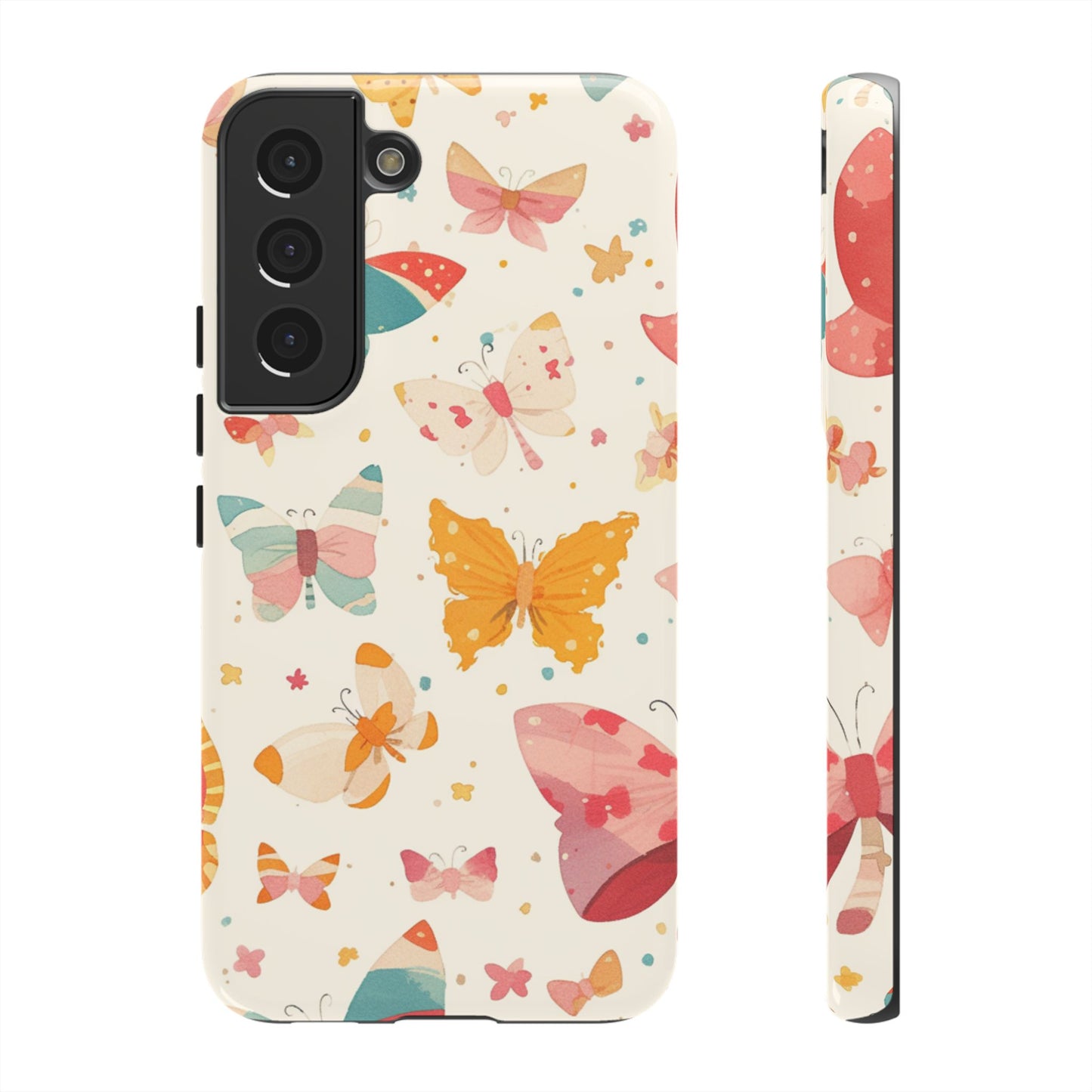 Coquette Watercolor Butterfly iPhone Case