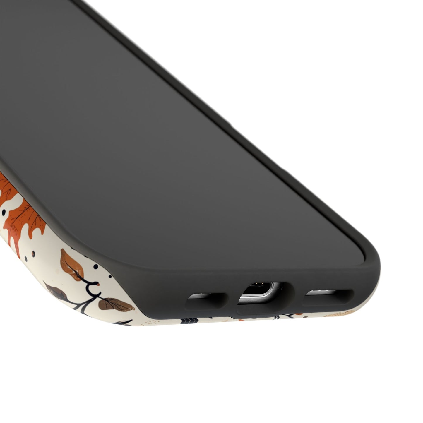 Charming Halloween MagSafe iPhone Case – Pumpkin, Bats, and Spooky Lantern Design