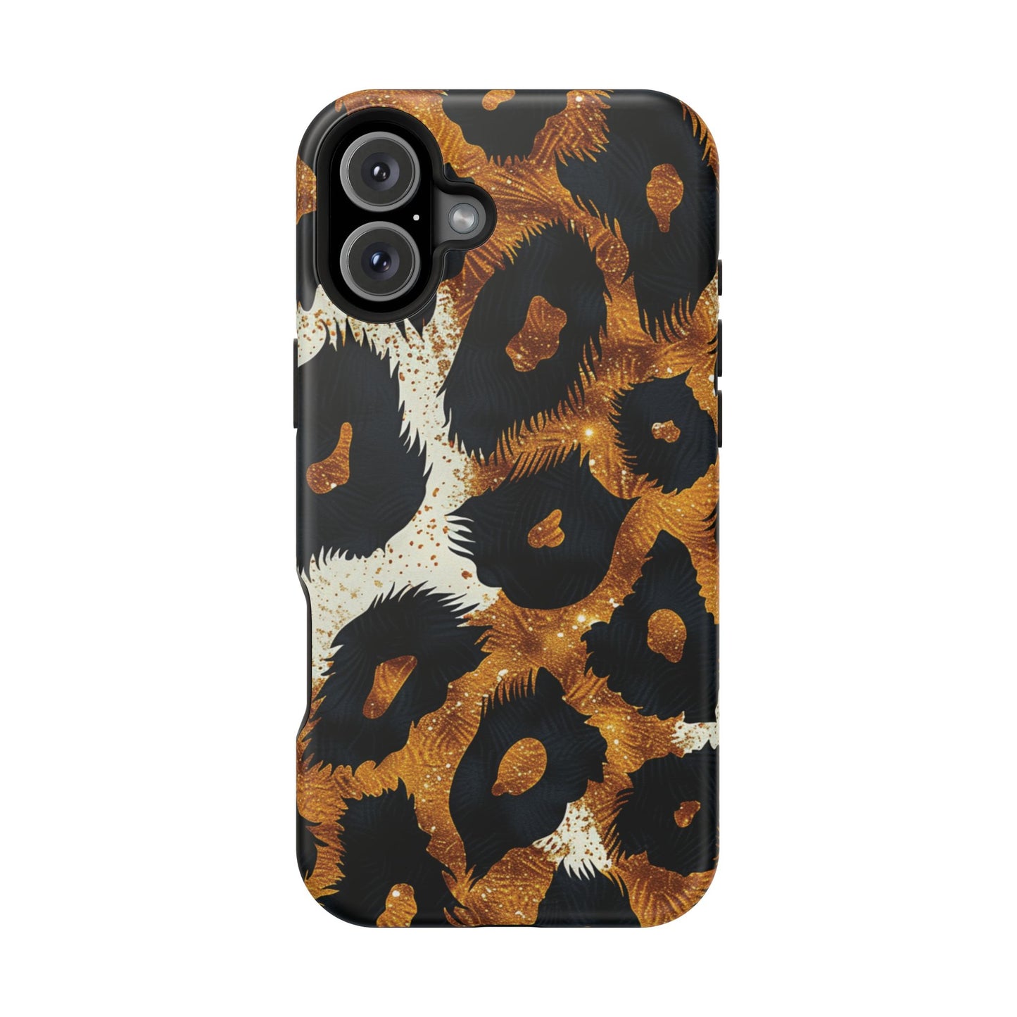 Safari Noir Gold Leopard iPhone Case