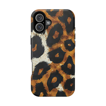 Safari Noir Gold Leopard iPhone Case