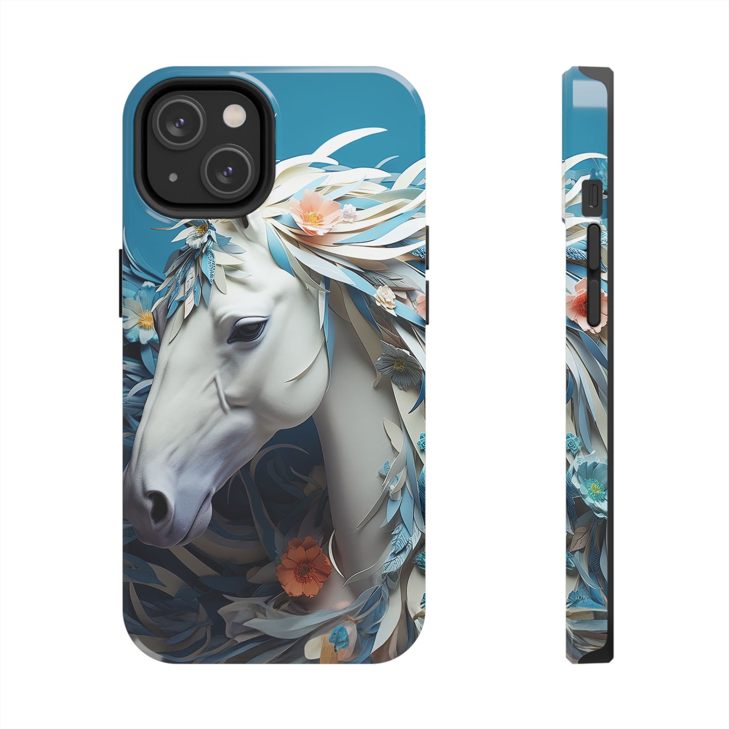 Floral Horse iPhone Case