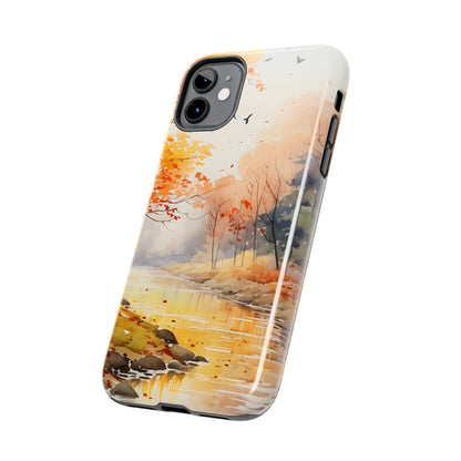 Autumn River Serenity – iPhone Case