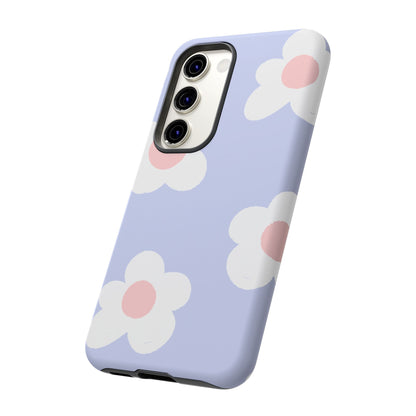 Retro Daisy Pastel Tough Samsung Galaxy Case – Durable Design with Soft Matte Finish