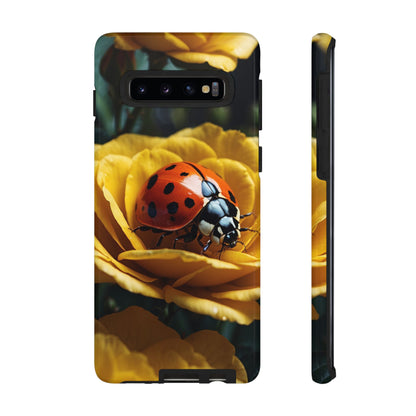 Samsung Galaxy Case: Ladybug on Yellow Petals