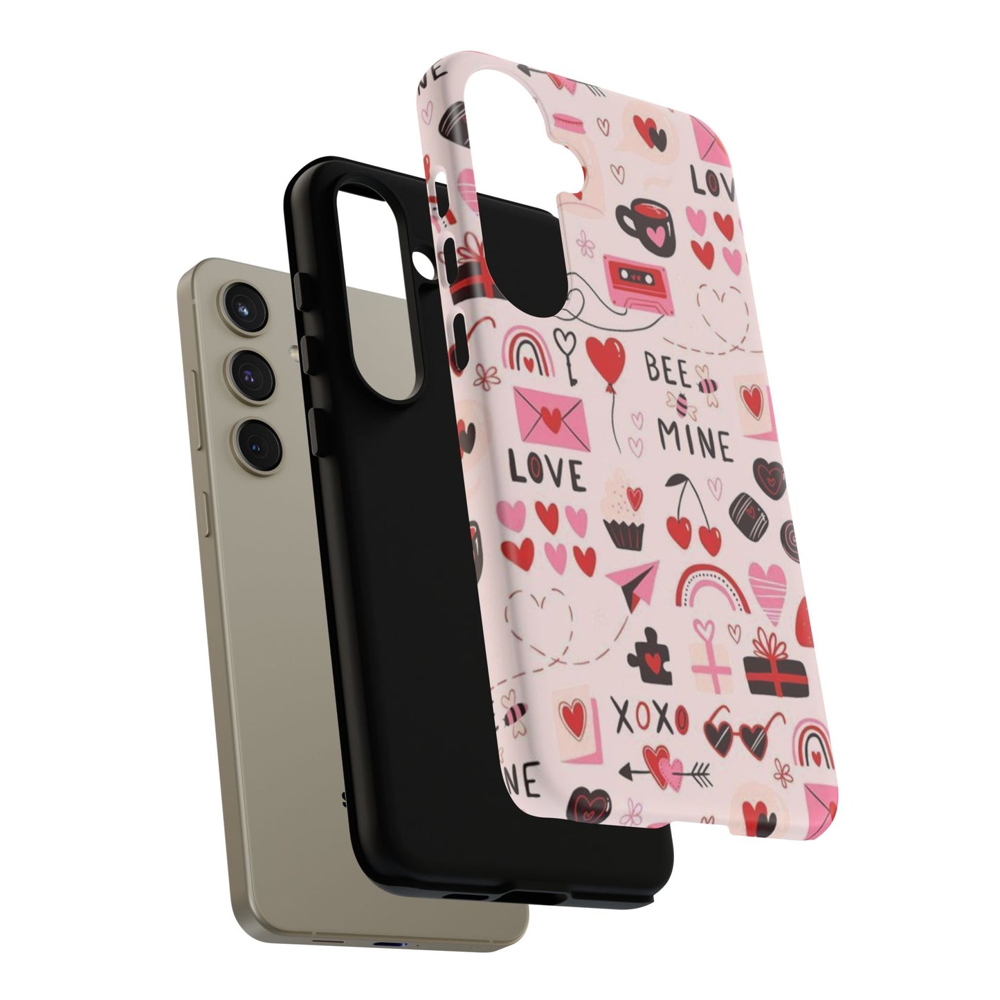 Samsung Galaxy Case: Bee Mine Love Doodles