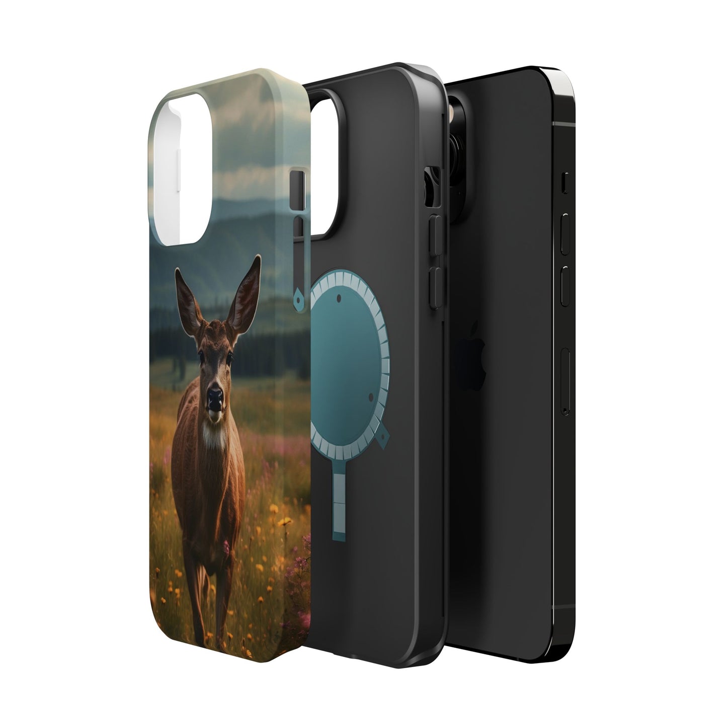 Rustic Meadow Deer – MagSafe iPhone Case