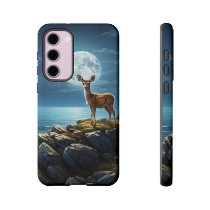 Enchanted Fawn Under the Moonlit Sky Samsung Galaxy Case