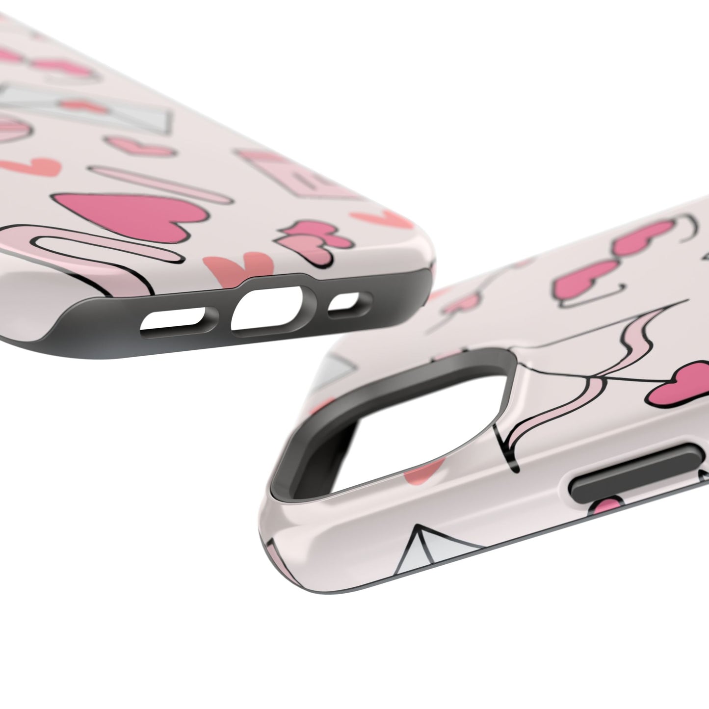 Valentine's Day Scribbles MagSafe iPhone Case