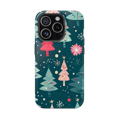 Whimsical Christmas Trees - MagSafe iPhone Series Case