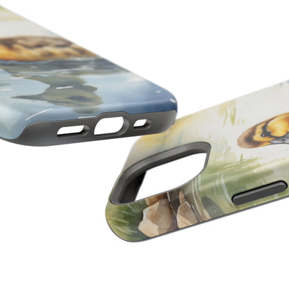 Graceful Duck Reflection – MagSafe iPhone Case