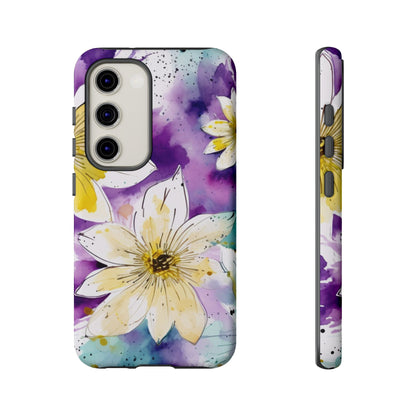 Abstract Floral Watercolor Splash - Samsung Galaxy Series Case