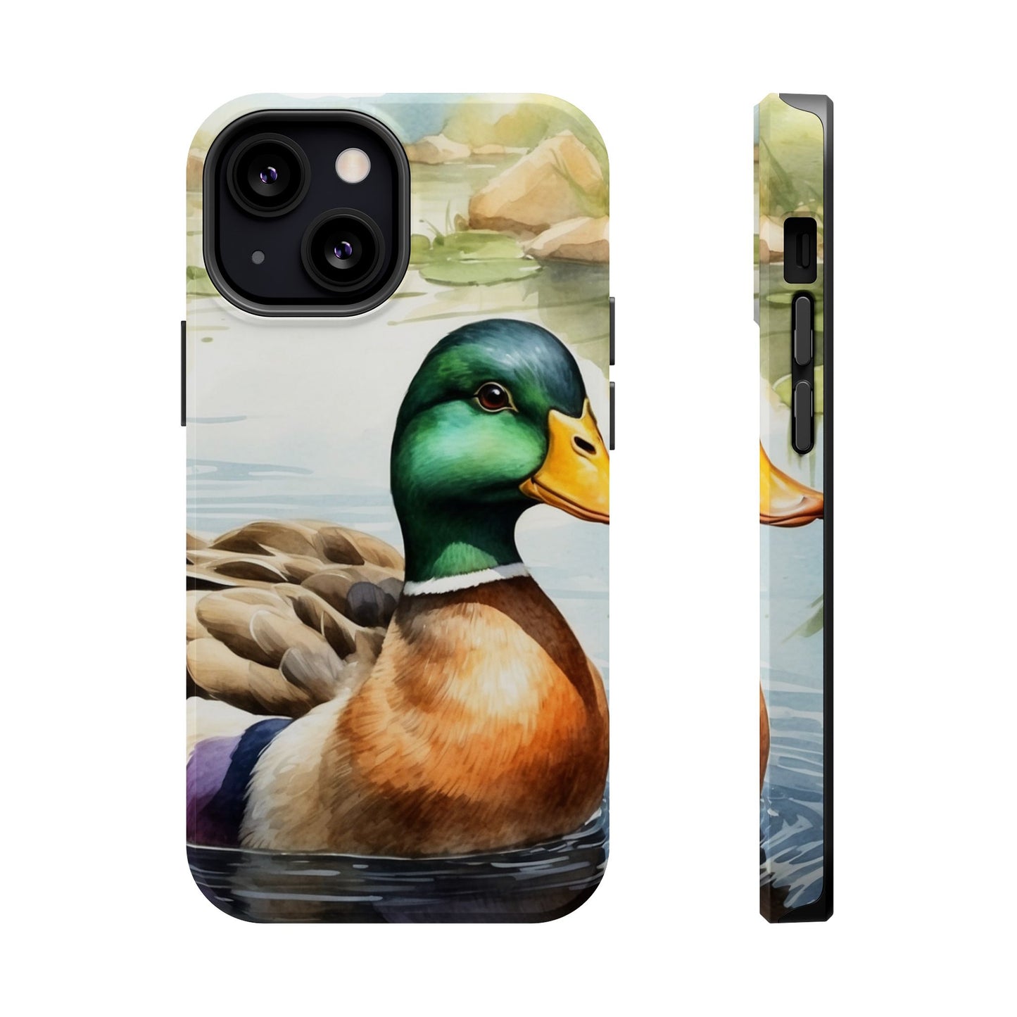 Serene Duck Reflection - MagSafe iPhone Case