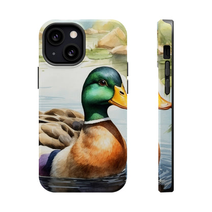 Serene Duck Reflection - MagSafe iPhone Case