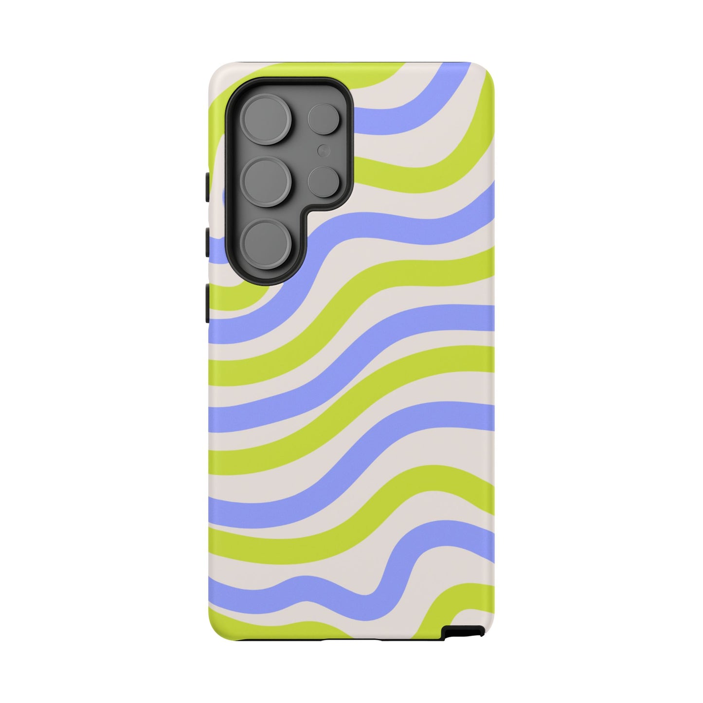 Neon Wave Samsung Galaxy Case – Bold Dual-Layer Protection with 70s-Inspired Vibe