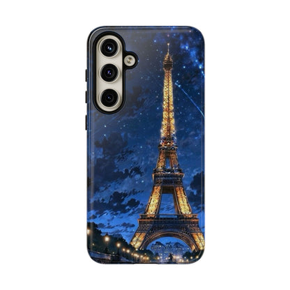 Samsung Galaxy Case - Eiffel Tower Under Starlit Sky Design