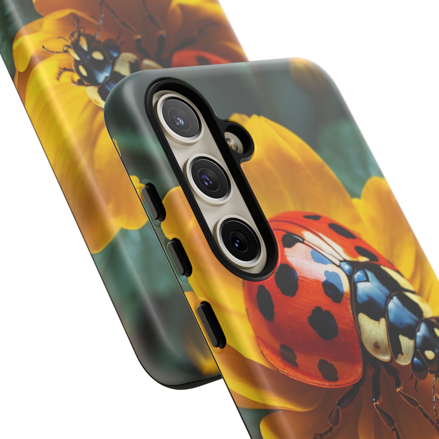 Golden Blooms & Ladybug Charm - Samsung Galaxy Case