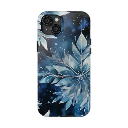 Winter’s Embrace – Blue Snowflake Samsung Galaxy Case