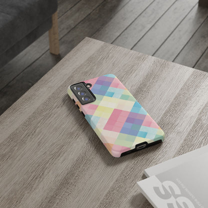 Spring Sonata Pastel Plaid Case