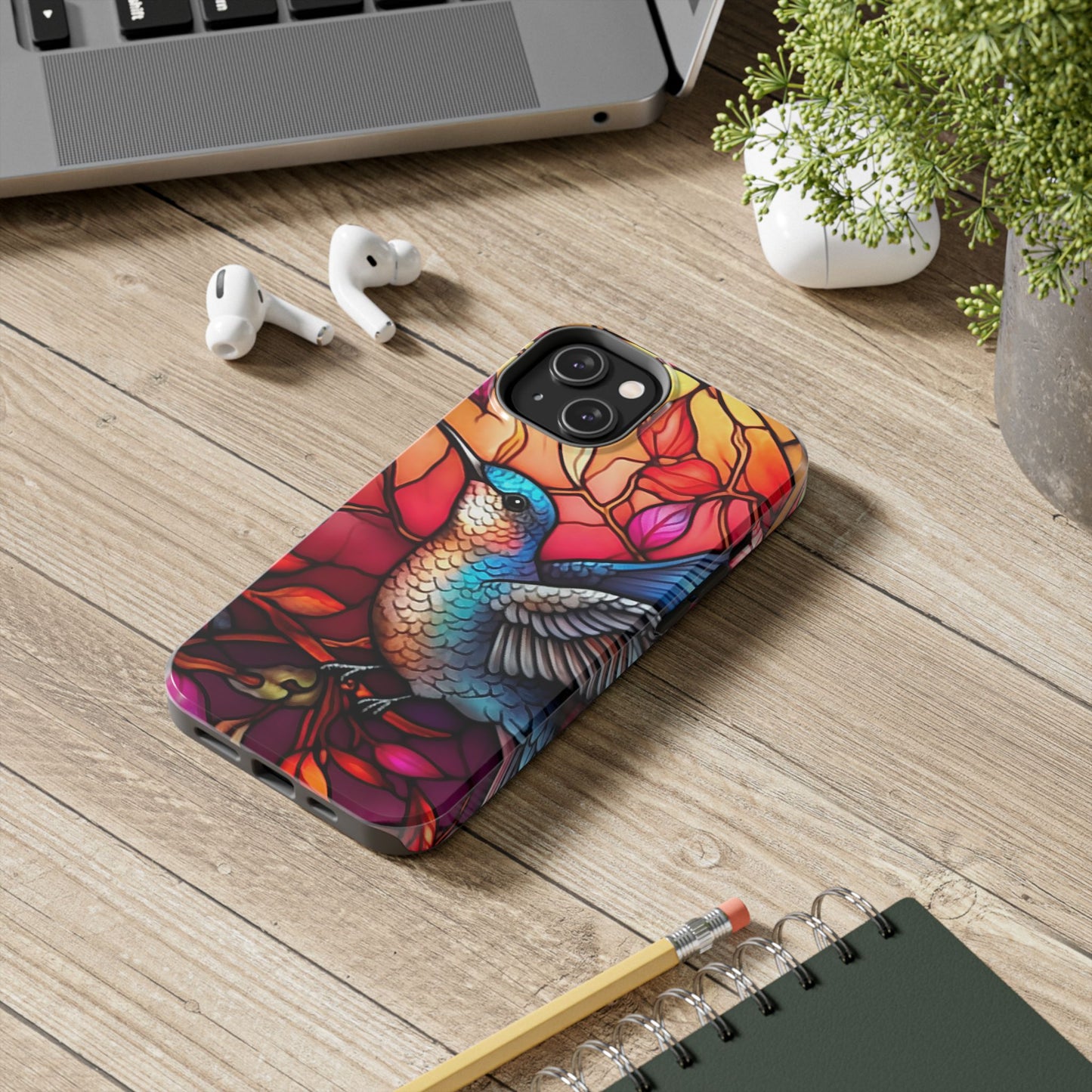 Radiant Multicolor Bird Artwork - iPhone Series Case