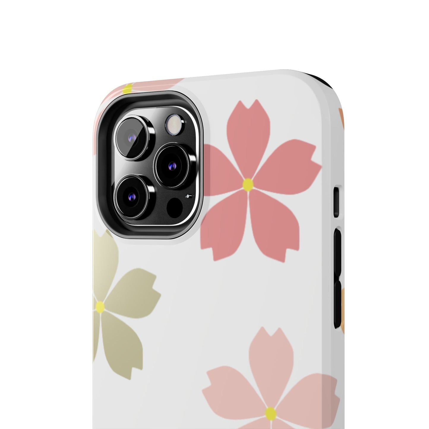 Pastel Sakura Blossom Tough iPhone Case – Durable Design with Soft Matte Finish