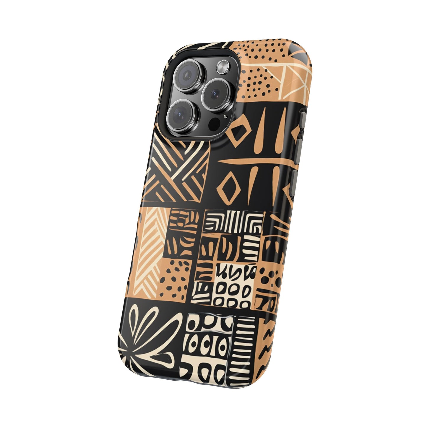 Tribal Geo-Pattern MagSafe Case – Bold Ethnic Design