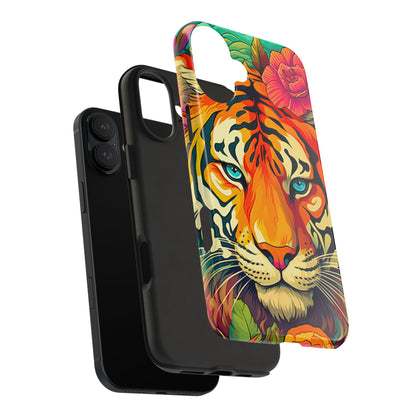 Fierce Rainbow Tiger Art - iPhone Series Case