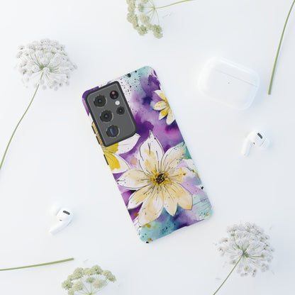 Abstract Floral Watercolor Splash - Samsung Galaxy Series Case