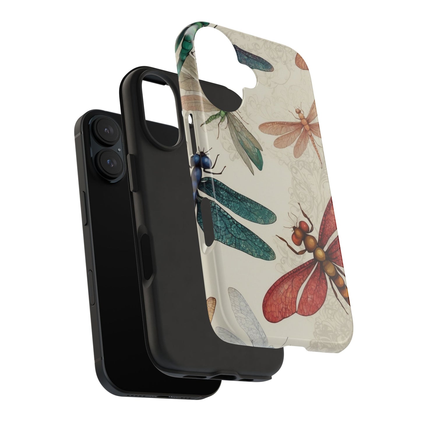 Vintage Dragonfly Garden – iPhone Series Case