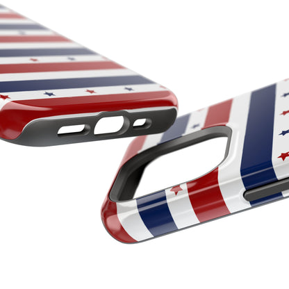 Patriotic Stars MagSafe iPhone Case