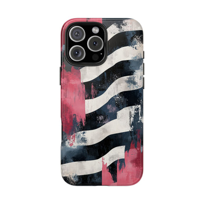 Blood Zebra iPhone Case – Bold Red & Black Pattern