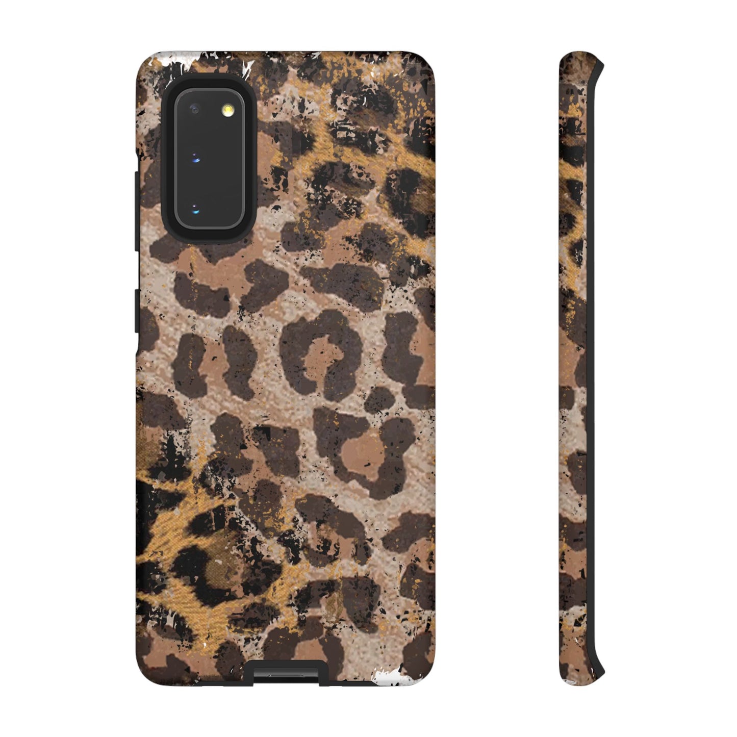 Vintage Distressed Leopard Print - Samsung Galaxy Series Case