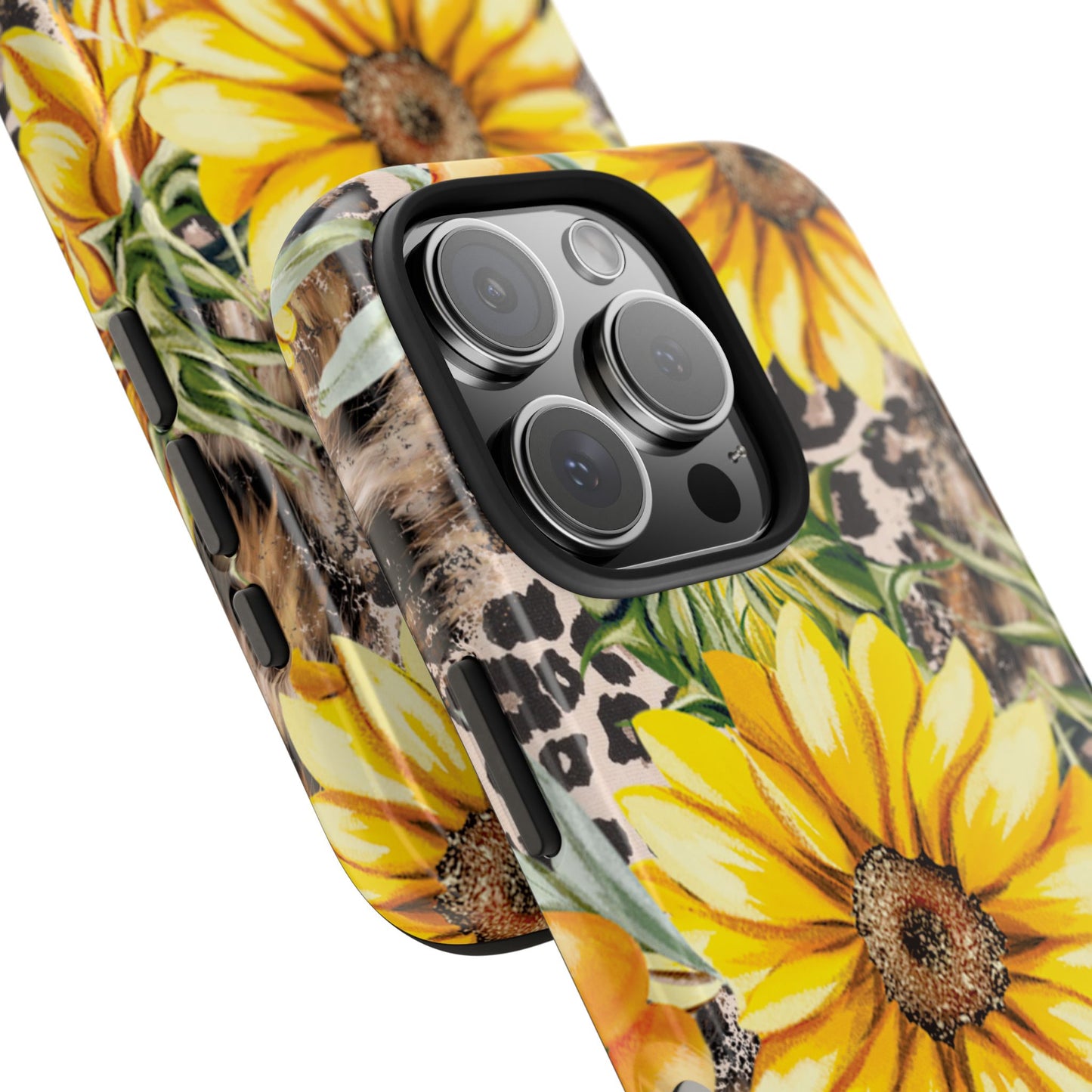 Leopard Sunflower Chic - iPhone Series Case