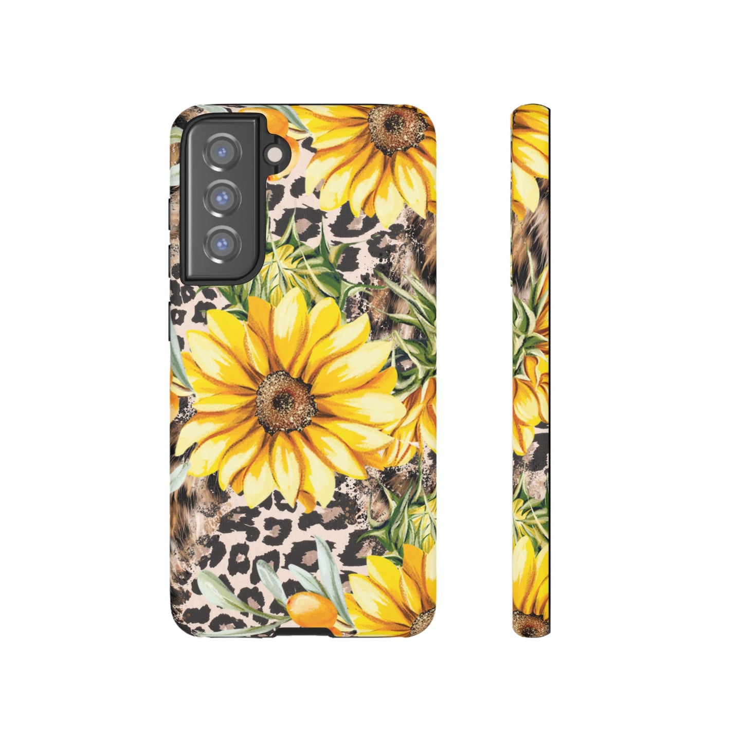 Leopard Sunflower Chic - Samsung Galaxy Series Case