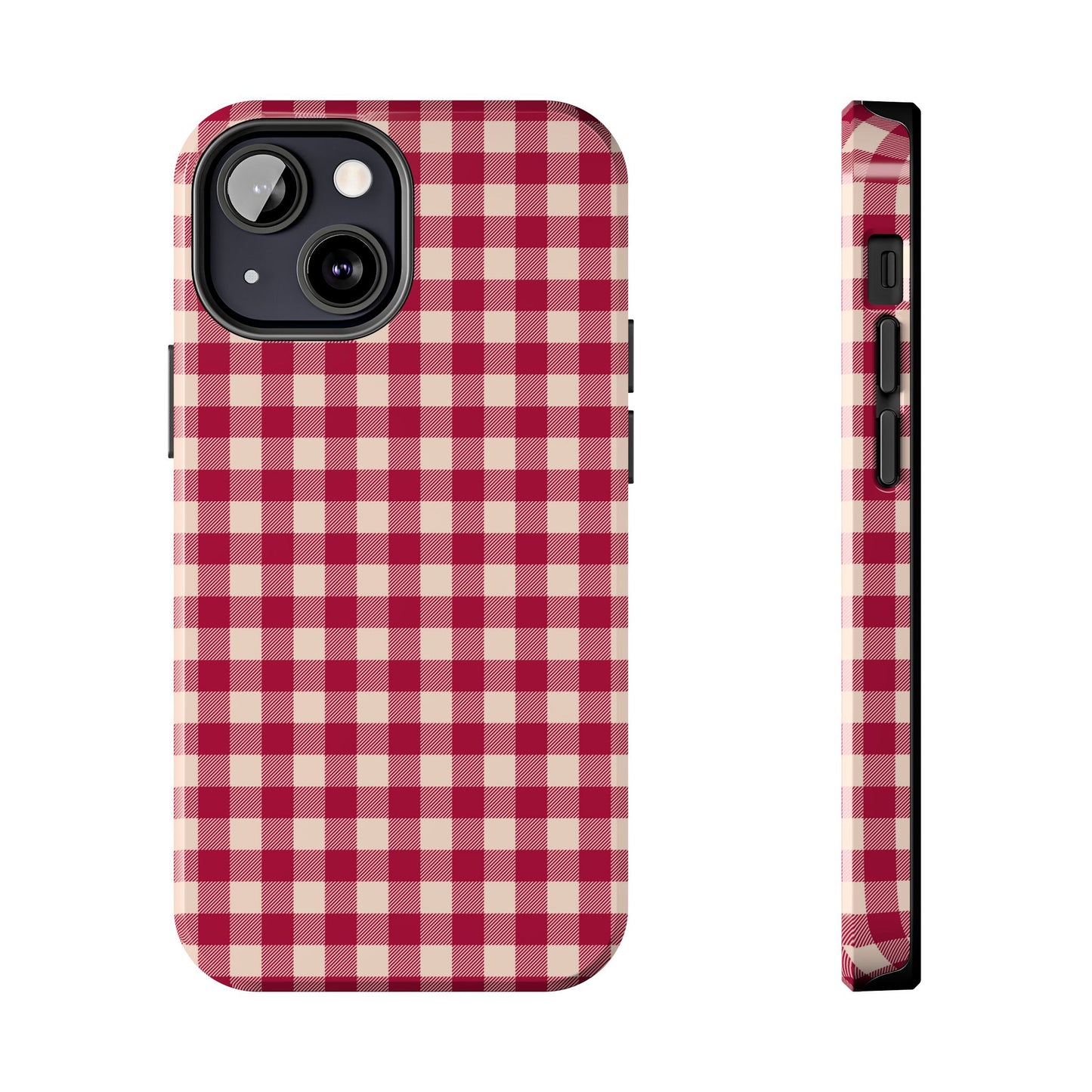 Vintage Red Gingham Check – iPhone Series Case