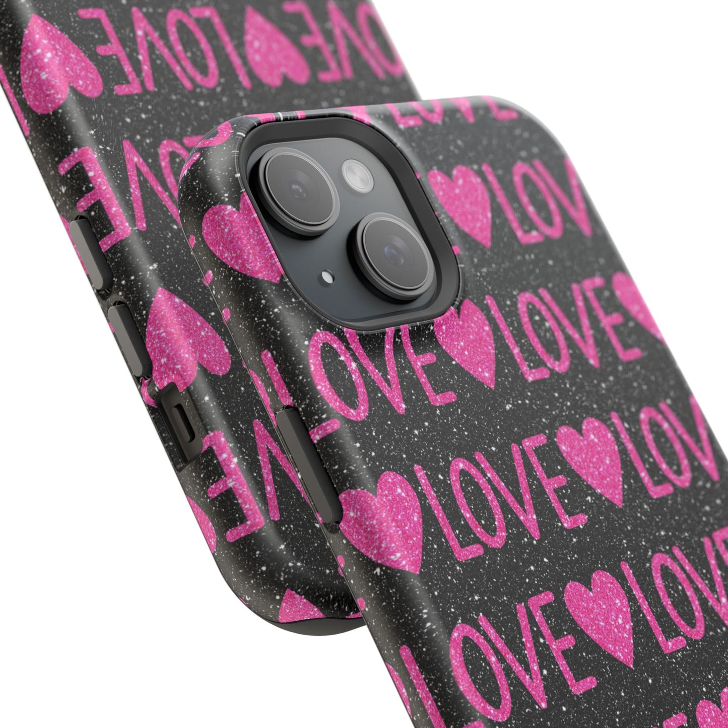 Pink Glitter Love MagSafe Case