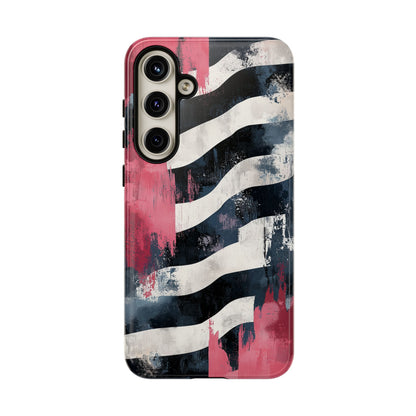 Blood Zebra Samsung Case – Bold Red & Black Pattern