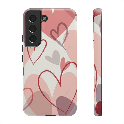 Romantic Red Hearts Samsung Galaxy Case