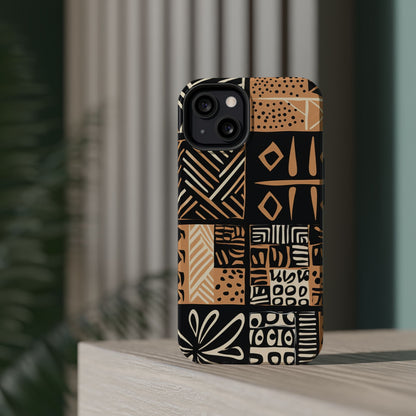 Tribal Geo-Pattern MagSafe Case – Bold Ethnic Design