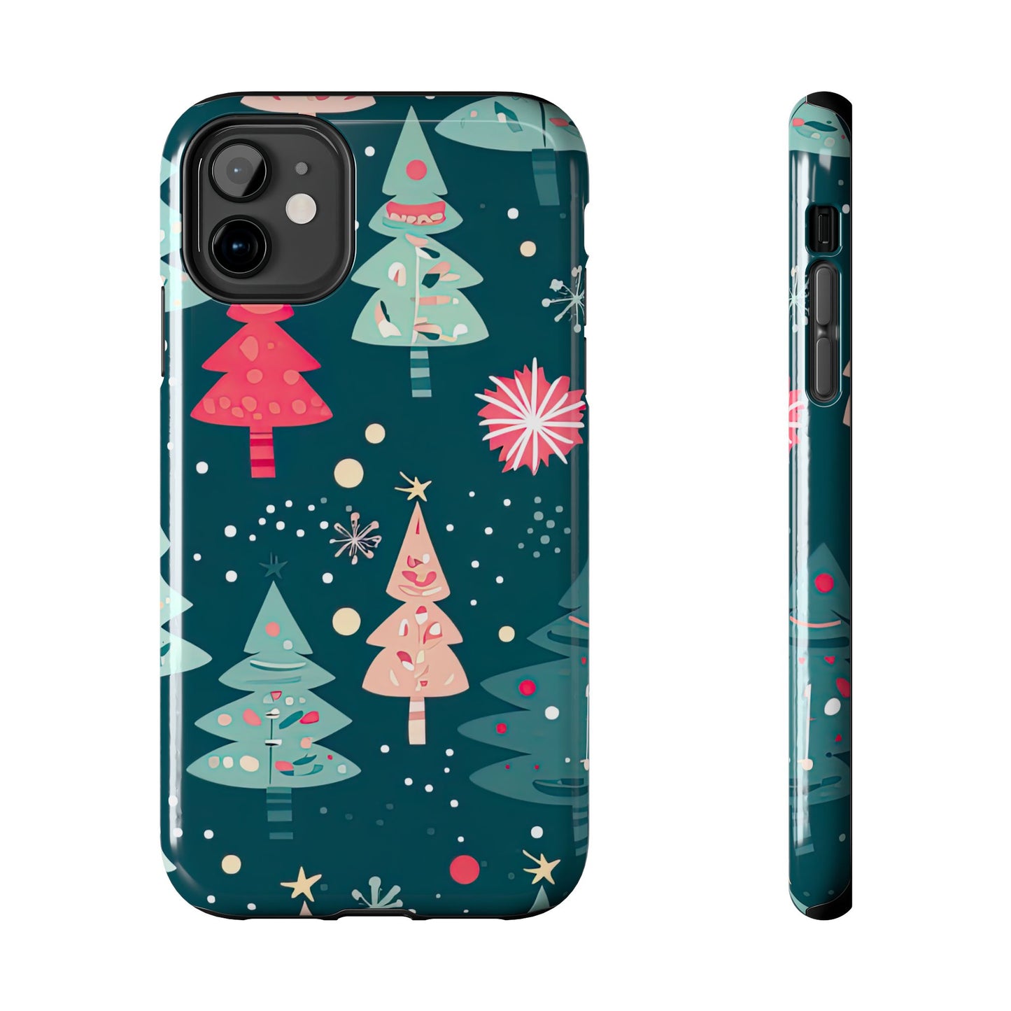 Whimsical Christmas Trees - iPhone Series Case