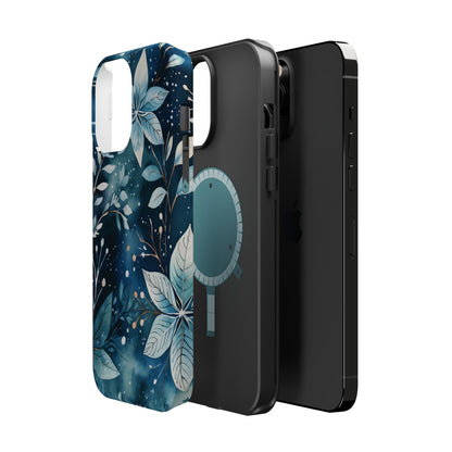 Midnight Frost Botanical – MagSafe iPhone Case