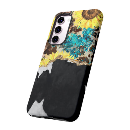 Rustic Sunflower Leopard Glam - Samsung Galaxy Series Case