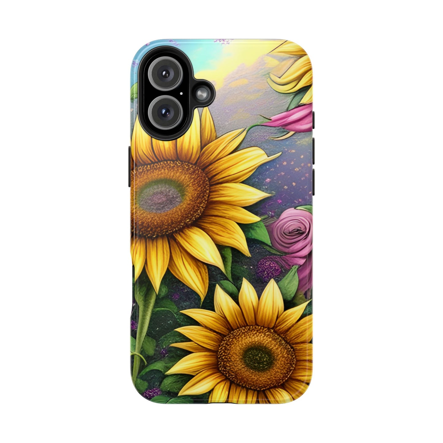 Whimsical Sunflower & Rose Garden - iPhone Series Case