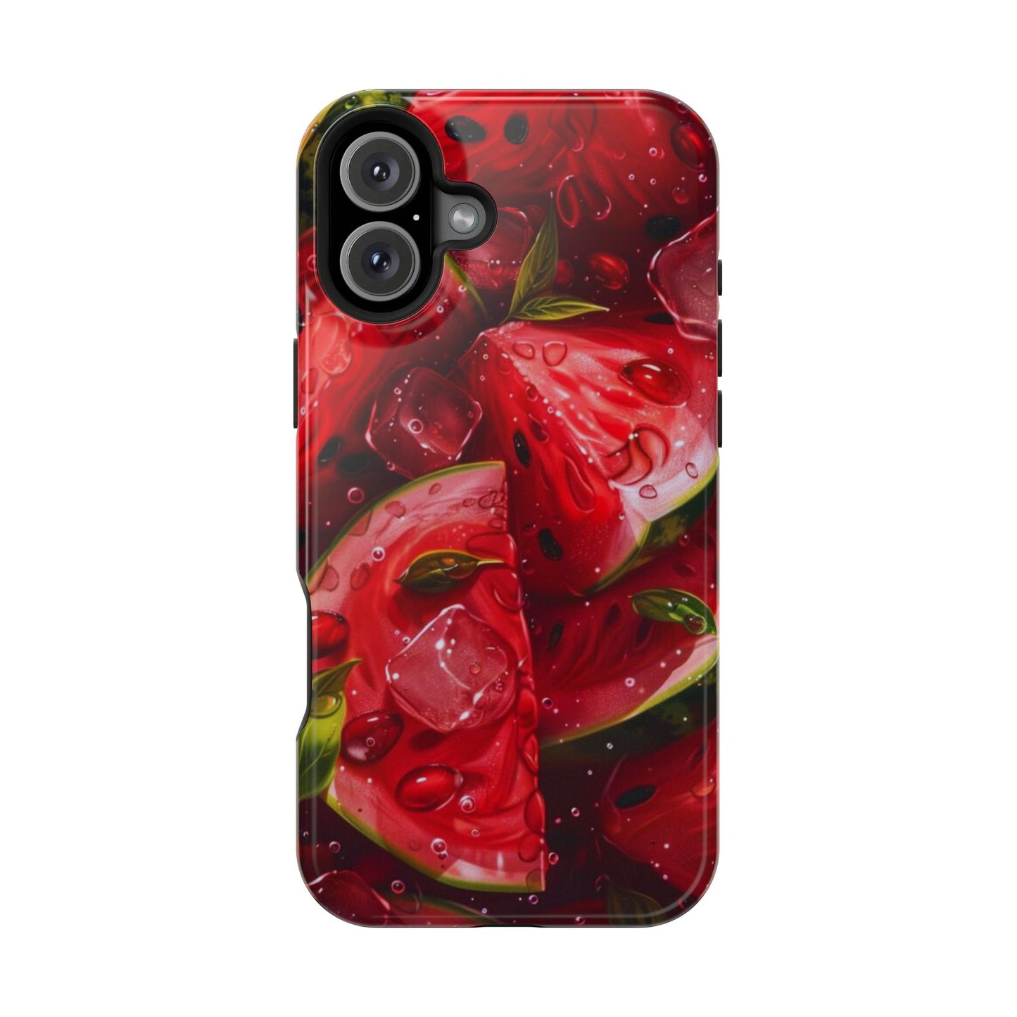 Juicy Watermelon MagSafe iPhone Case – Refreshing Summer Vibes, Dual-Layer Protection