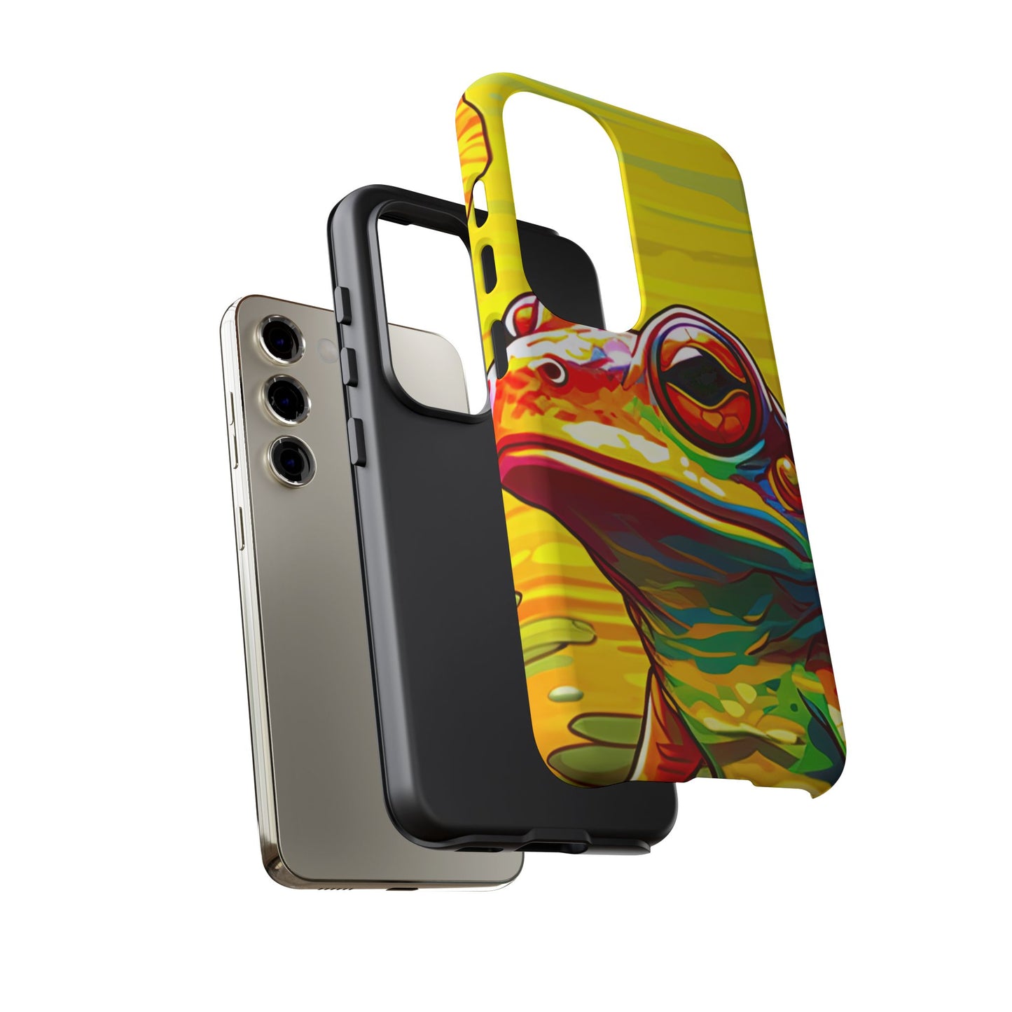 Vibrant Rainbow Frog Design – Samsung Galaxy Case